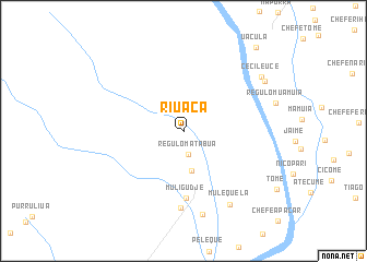 map of Riuaca