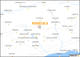 map of Riudecols