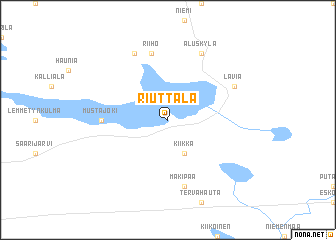 map of Riuttala