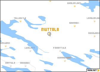 map of Riuttala