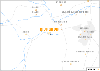map of Rivadavia