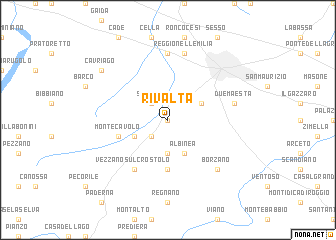 map of Rivalta