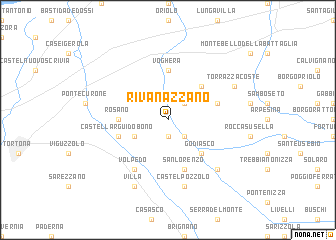 map of Rivanazzano