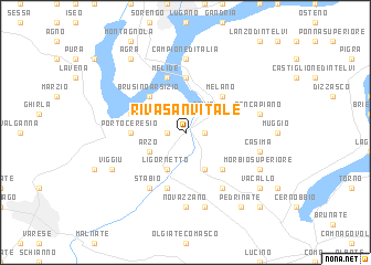 map of Riva San Vitale