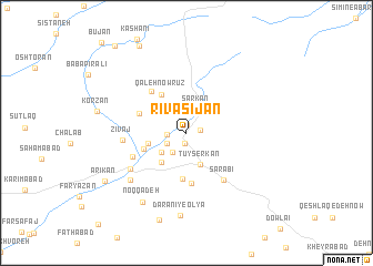 map of Rīvāsījān