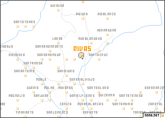 map of Rivas