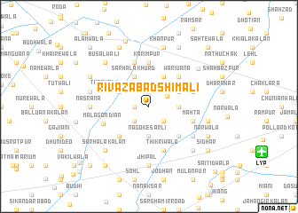 map of Rivazābād Shimāli