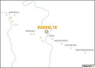 map of Riveralta