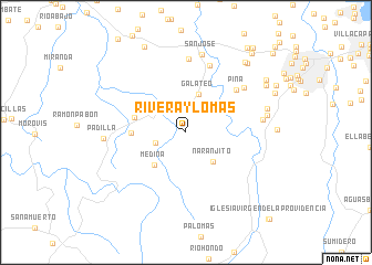 map of Rivera y Lomas