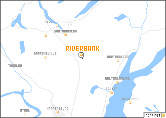 map of Riverbank