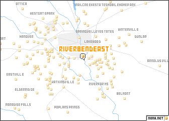 map of Riverbend East