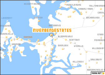 map of River Bend Estates