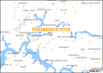 map of Riverbend Estates