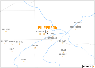 map of Riverbend