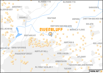 map of River Bluff