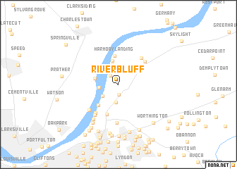 map of River Bluff