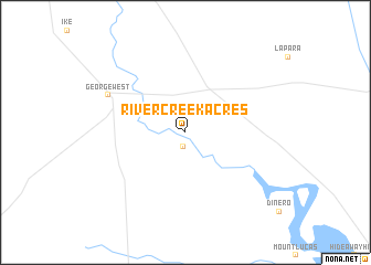map of River Creek Acres