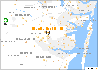 map of Rivercrest Manor