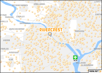 map of Rivercrest