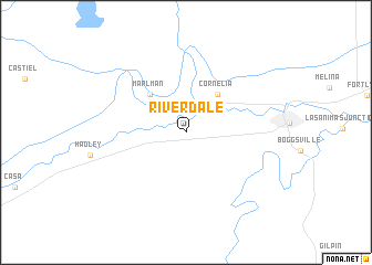 map of Riverdale