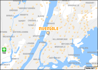 Riverdale (United States - USA) map - nona.net