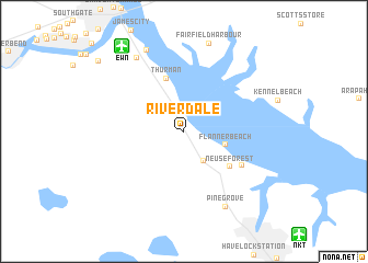 map of Riverdale