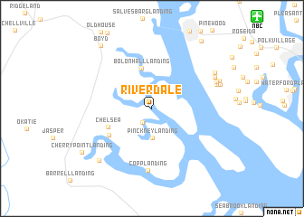 map of Riverdale