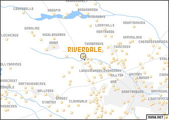 map of Riverdale