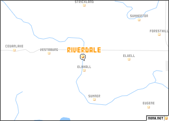 map of Riverdale