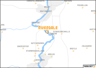 map of Riverdale