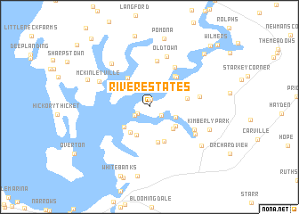 map of River Estates