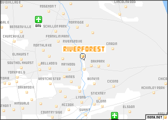 map of River Forest