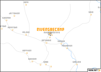 map of River Gbe Camp
