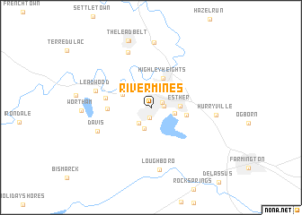 map of Rivermines