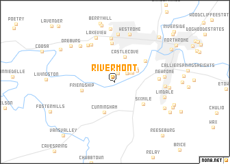 map of Rivermont