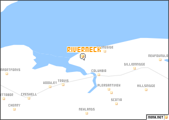 map of River Neck