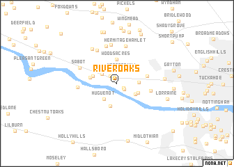 map of River Oaks