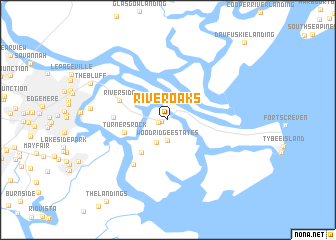 map of River Oaks