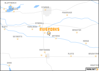 map of River Oaks