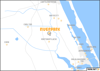 map of River Park