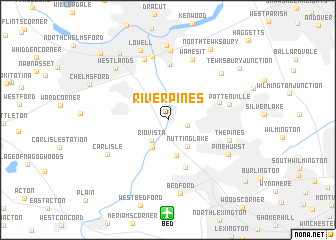 map of River Pines