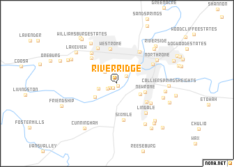 map of River Ridge