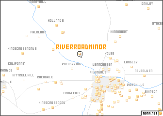 map of River Road Minor