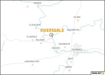 map of Riversdale