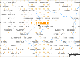 map of Riversdale