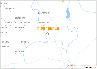 map of Riversdale