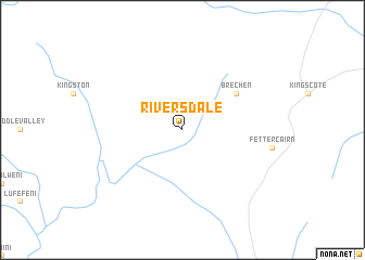map of Riversdale