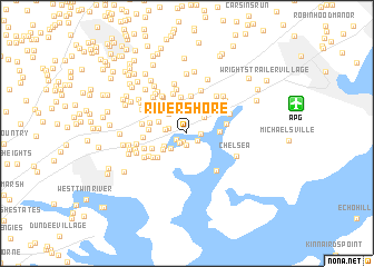 map of Rivershore