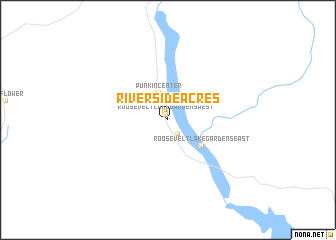 map of Riverside Acres