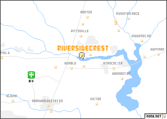 map of Riverside Crest